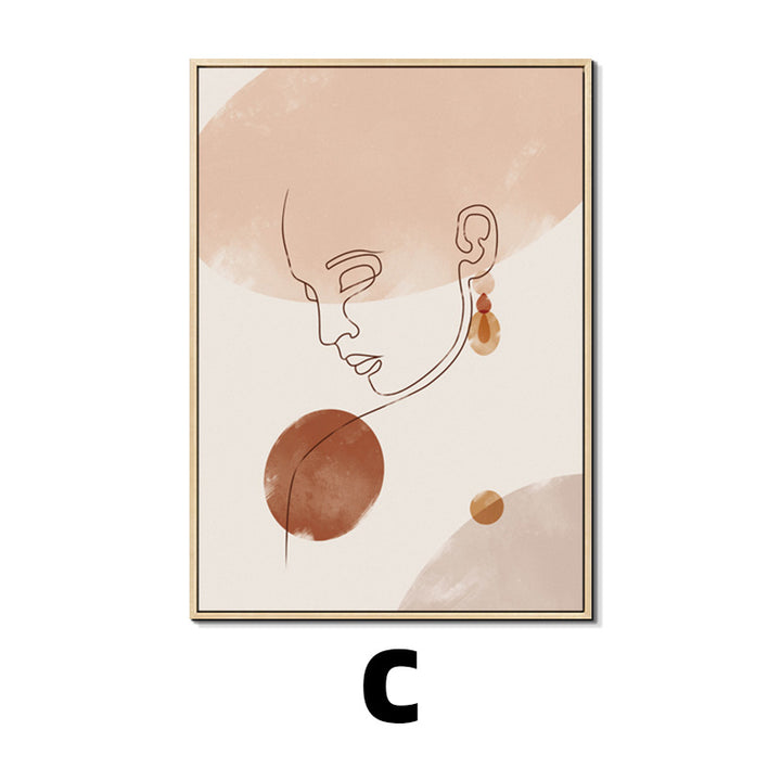 Abstract Line Art Frame