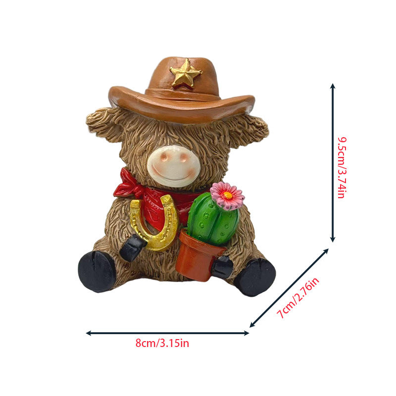 Decorative Cowboy Figure