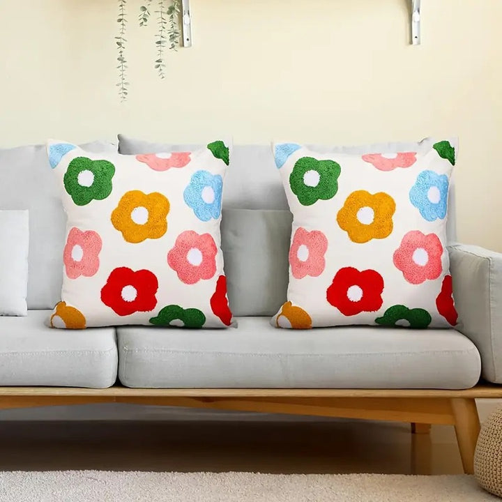 Floral Pattern Decorative Throw Pillow