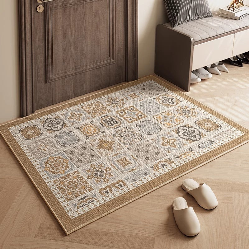 Playful Circus-Themed Door Mat