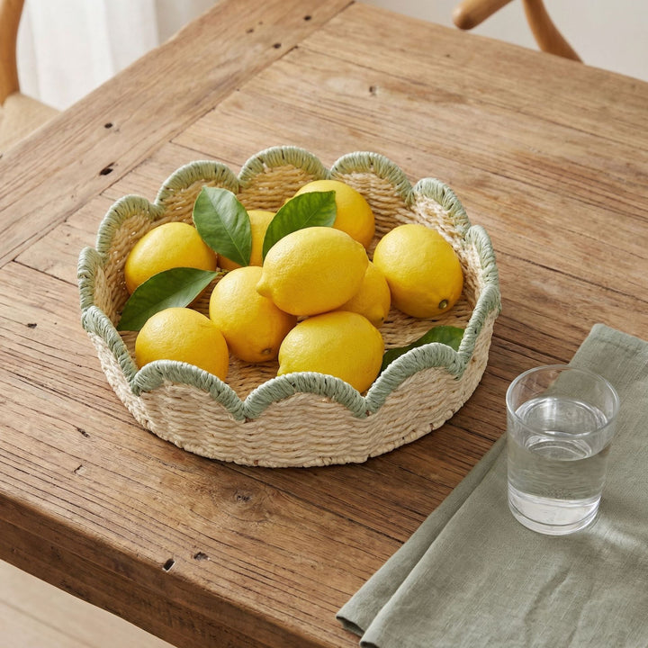 Decorative storage basket