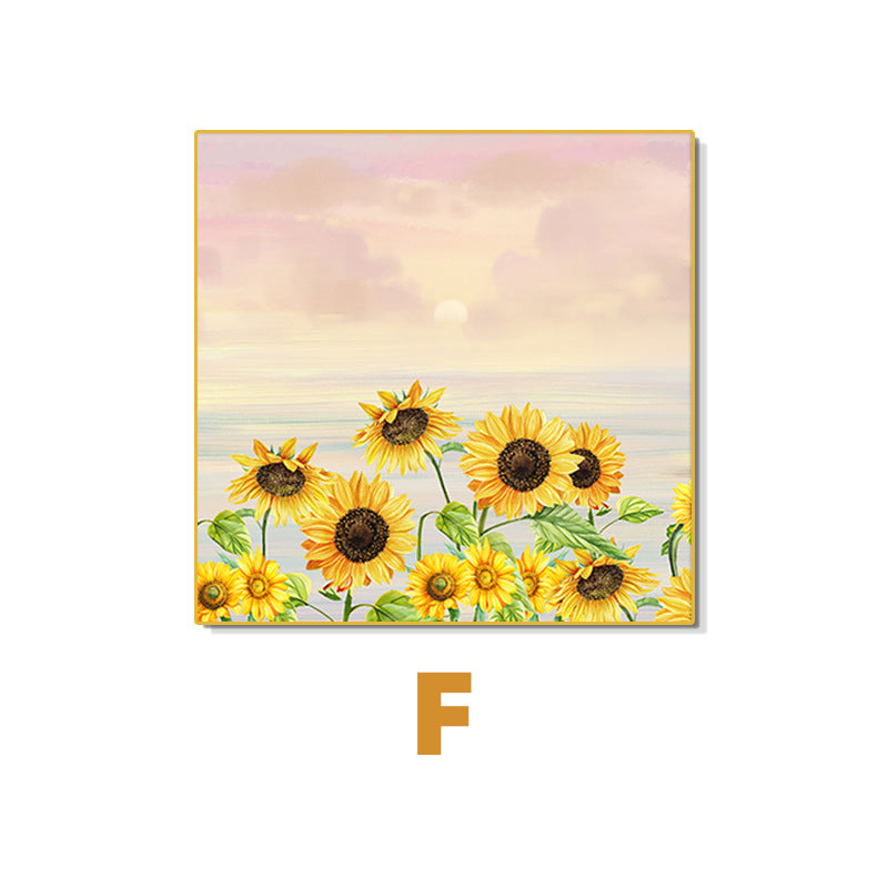 Floral-Themed Framed Wall Art
