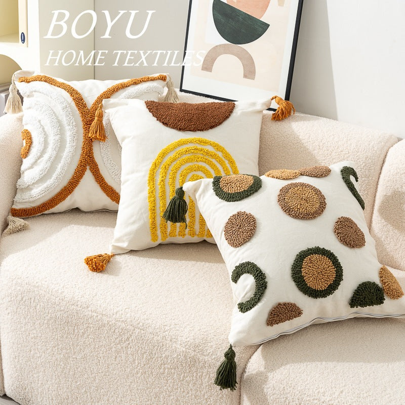 Textured Decorative Throw Pillow