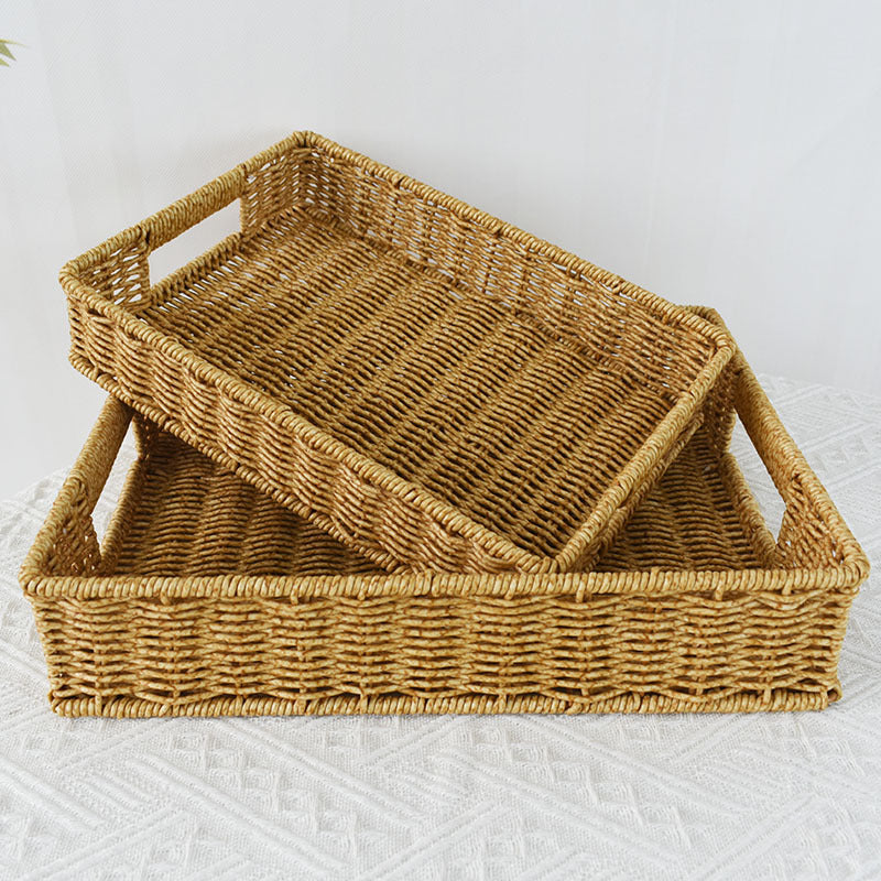 Handwoven Decorative Storage Tray