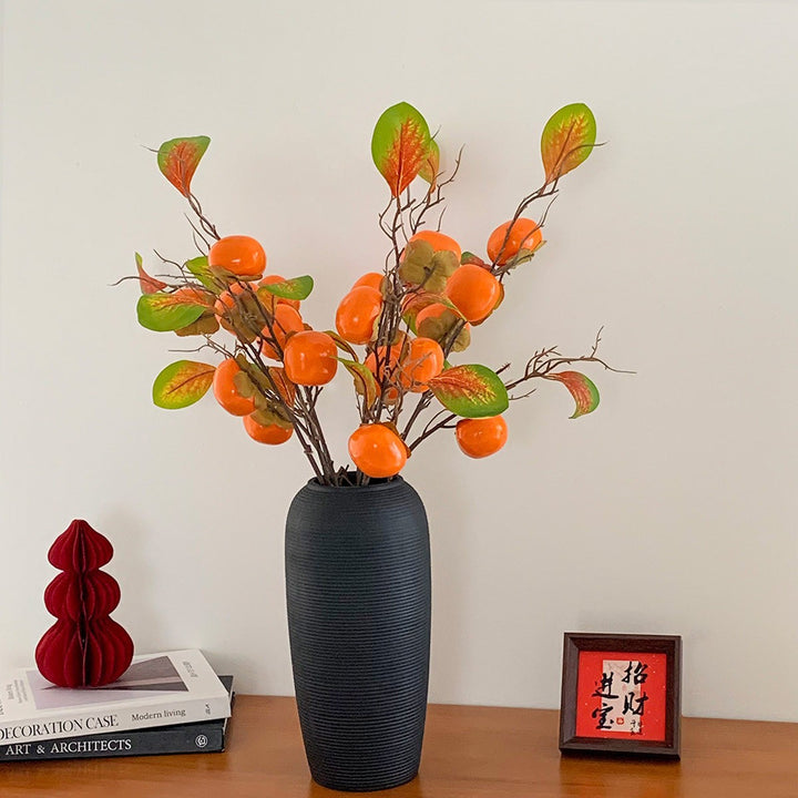Decorative Artificial Persimmon Stem