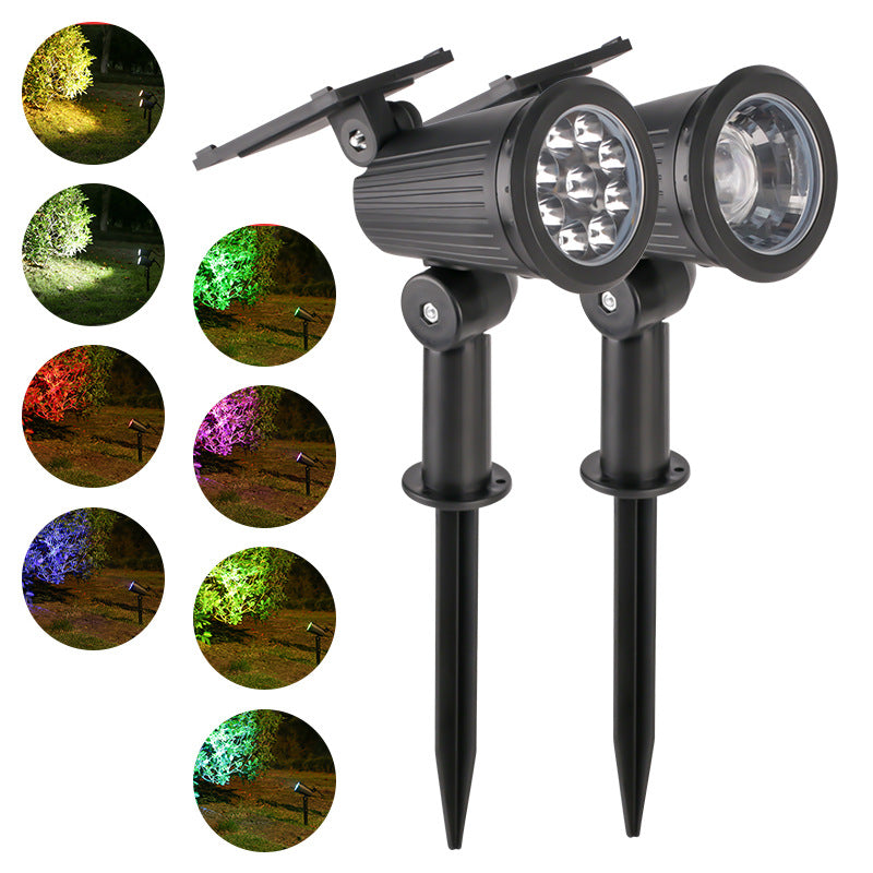 Outdoor Solar adjustable LED Spike Spotlight for garden landscape lighting