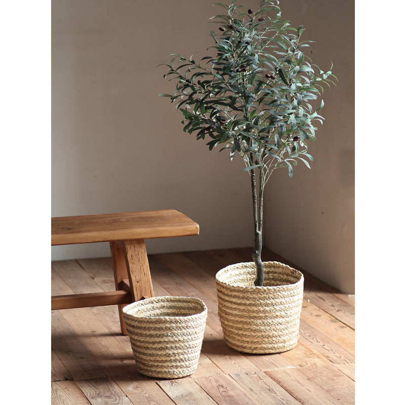 Handwoven storage basket