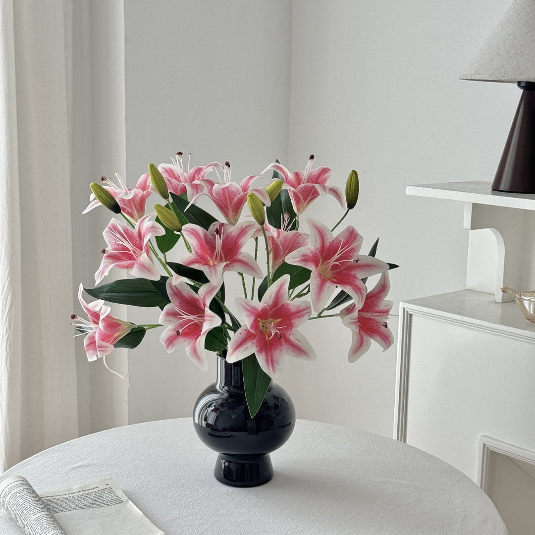 Decorative Faux Lily Stem for Floral Arrangements