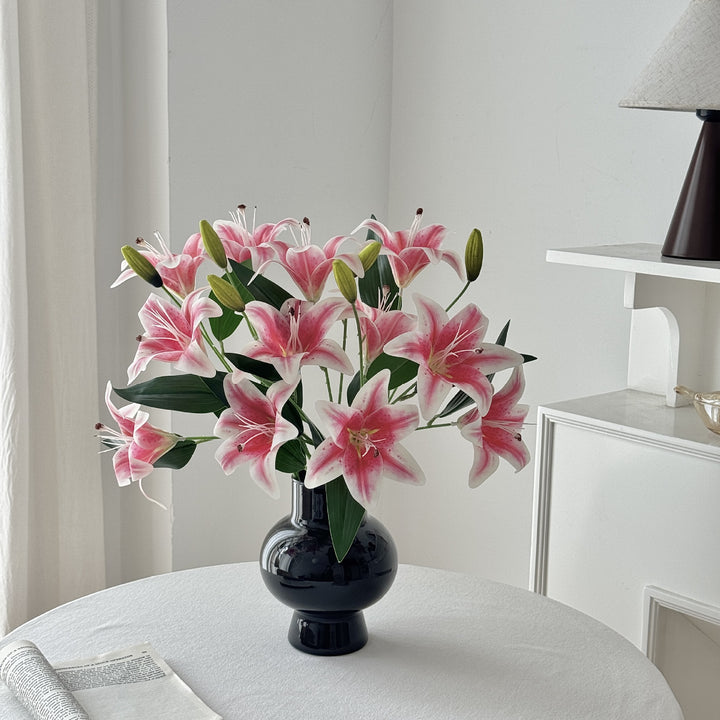 Decorative Faux Lily Stem for Floral Arrangements