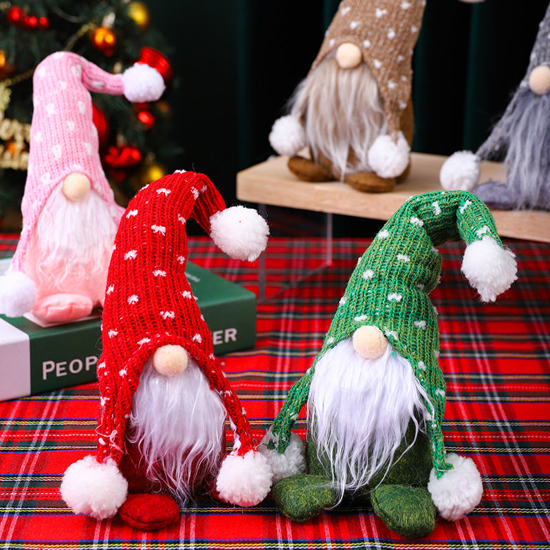 Decorative Christmas gnome figure