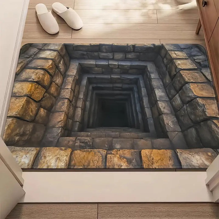 3D Illusion Welcome Mat