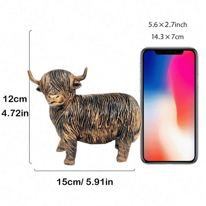 Decorative Highland Cow Figurine