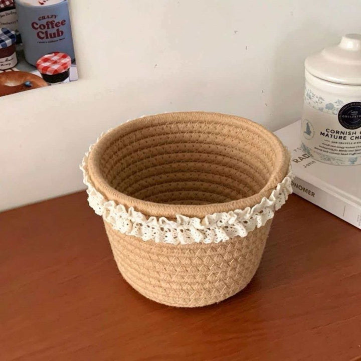 Handcrafted storage basket