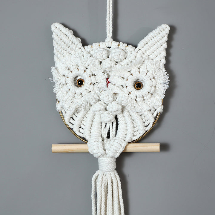 Macrame Owl Wall Hanging