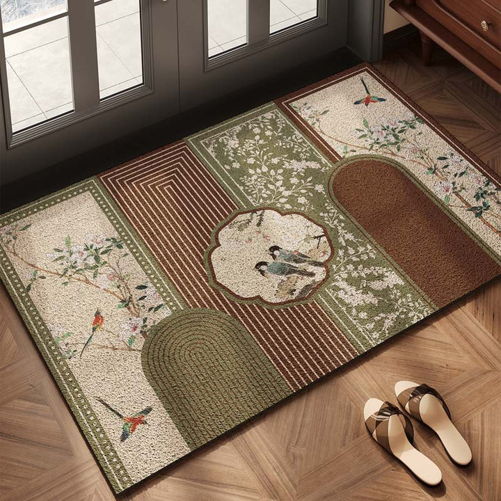 Checkerboard Pattern Welcome Mat Avarnia