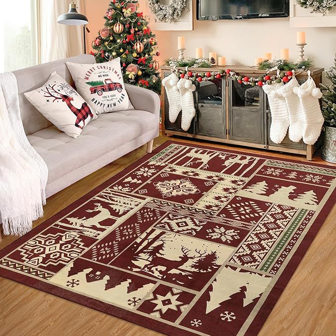Festive Holiday Area Rug