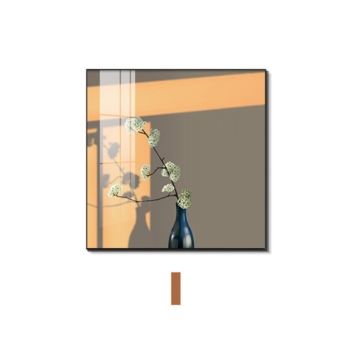 Framed Abstract Botanical Line Art Print