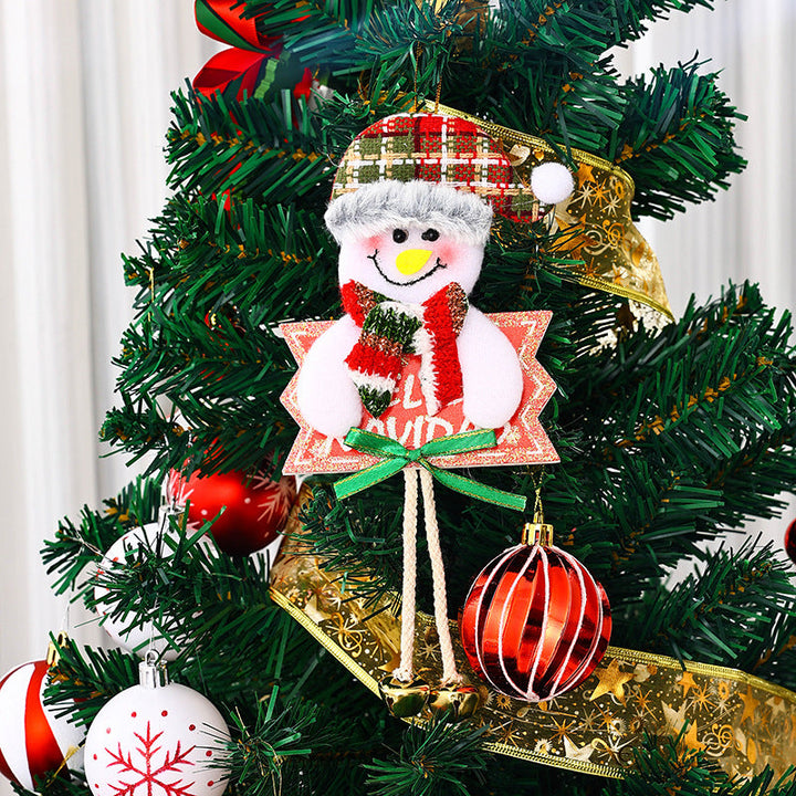 Cute snowman Christmas tree ornament