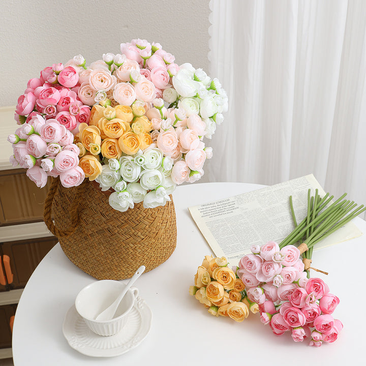 Decorative art bouquet with elegant roses