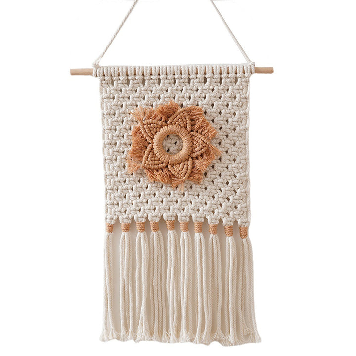 Macrame Floral Wall Hanging Decor