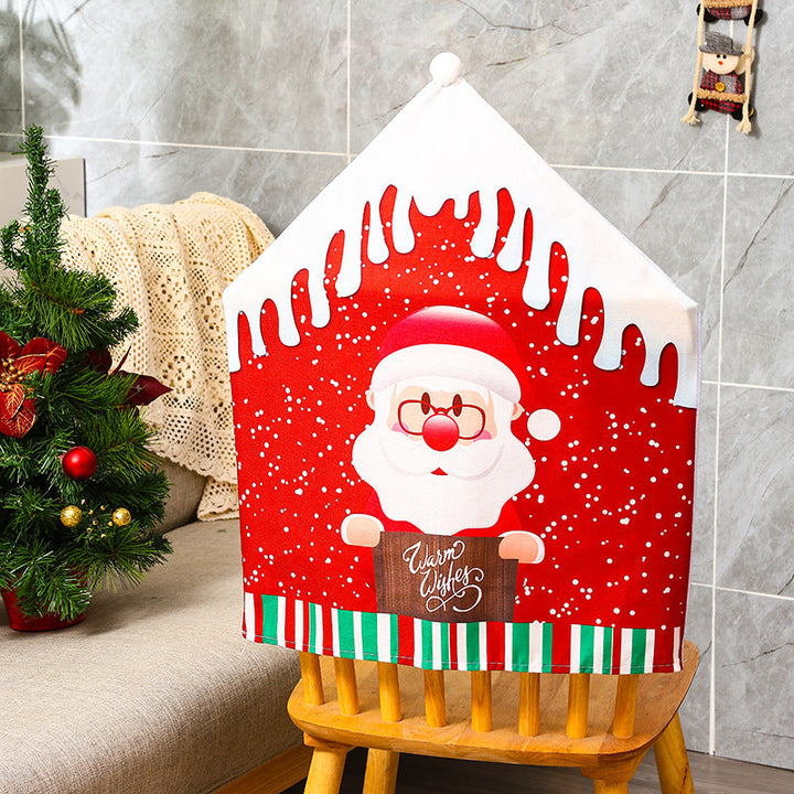 Festive cushion cover with reindeer motif