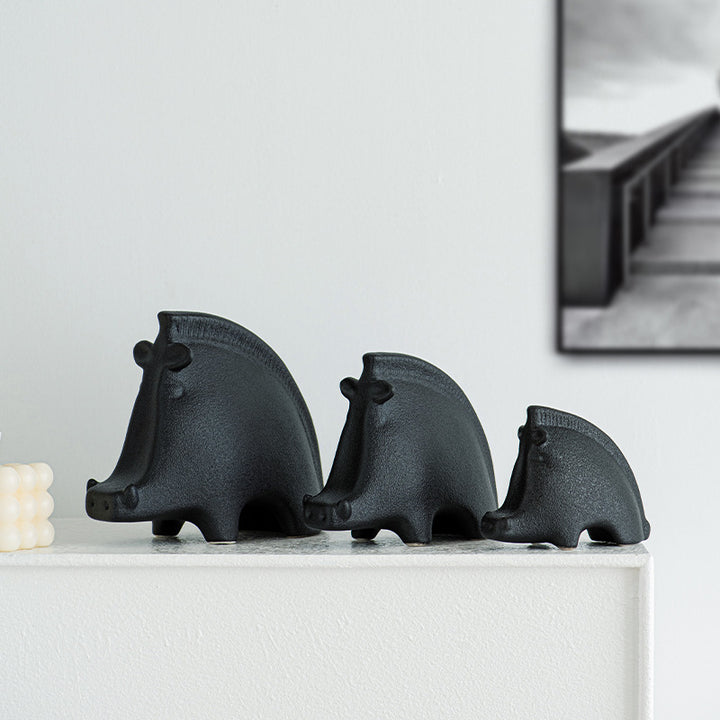 Decorative ceramic shelf