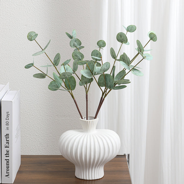 Artificial plant with elegant eucalyptus leaves