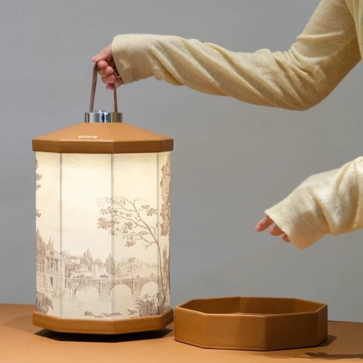 Portable decorative lantern