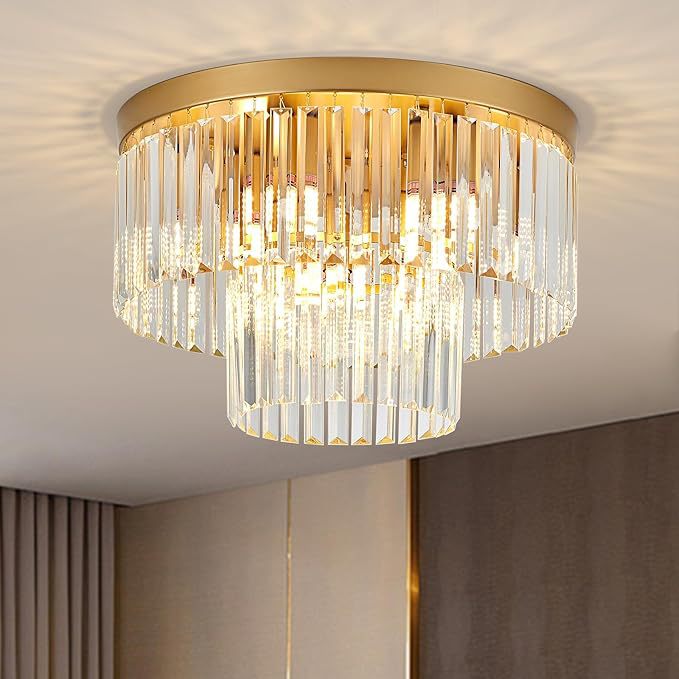 Modern Crystal Ceiling Light Flush Mount