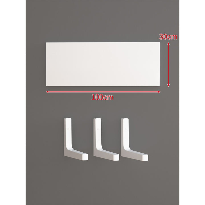 Long Narrow Floating Wall Shelf Kit with Concealed Heavy-Duty Brackets