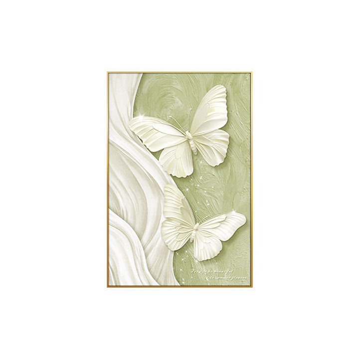 Elegant Butterfly and Floral Wall Art