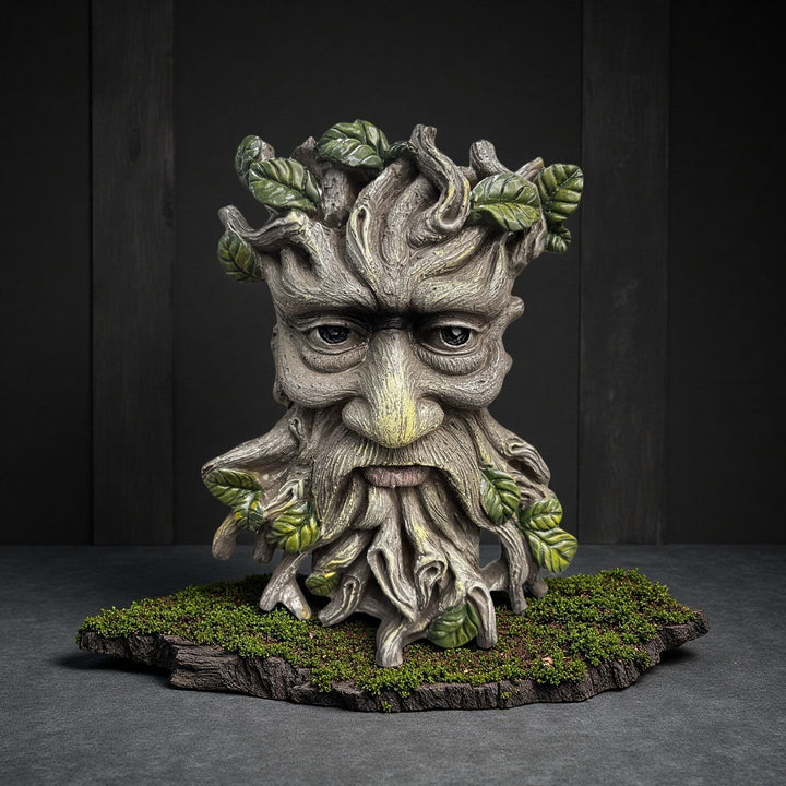 Whimsical Tree Face Wall Sculpture