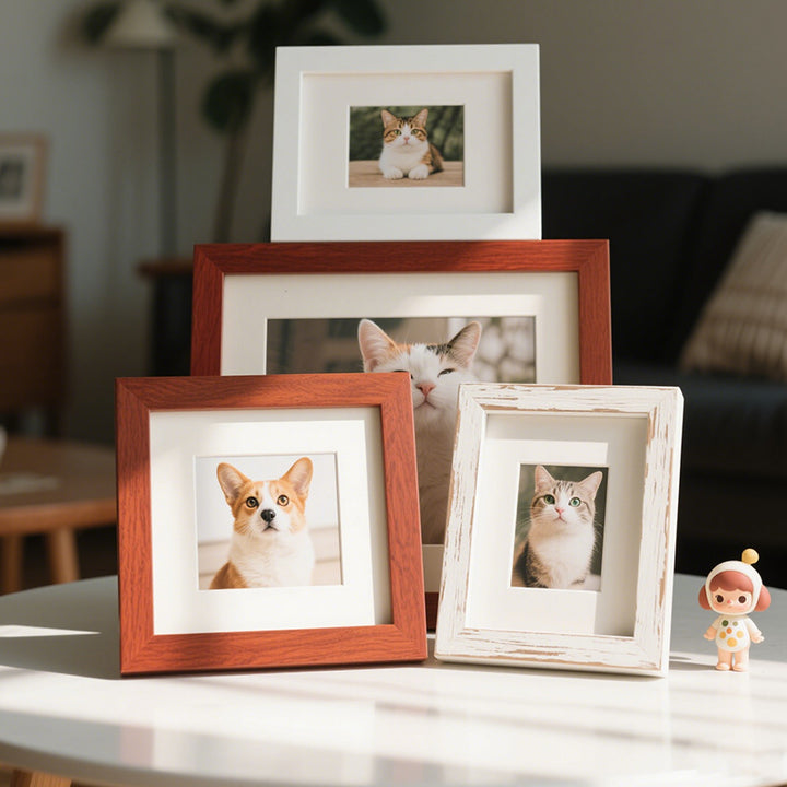 Decorative Wooden Photo Frames Set