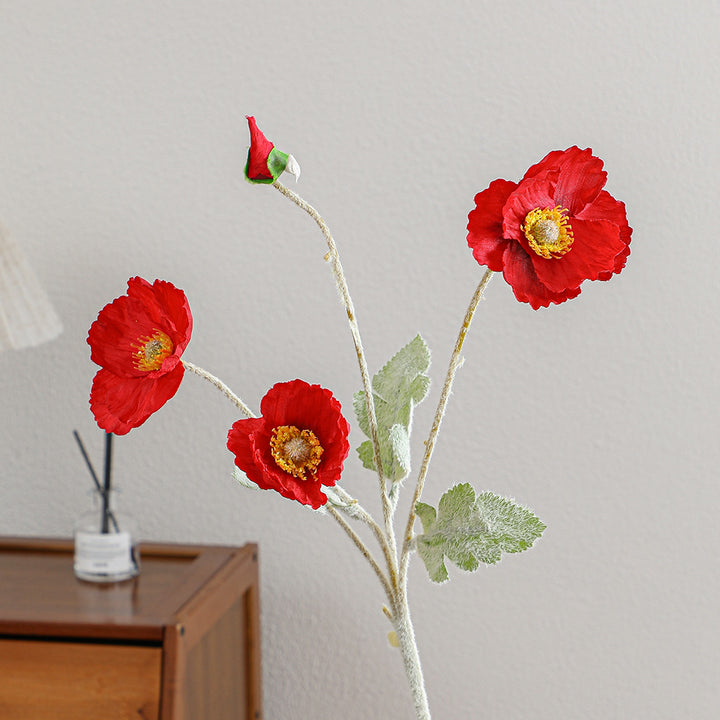 Decorative Art Poppy Bouquet