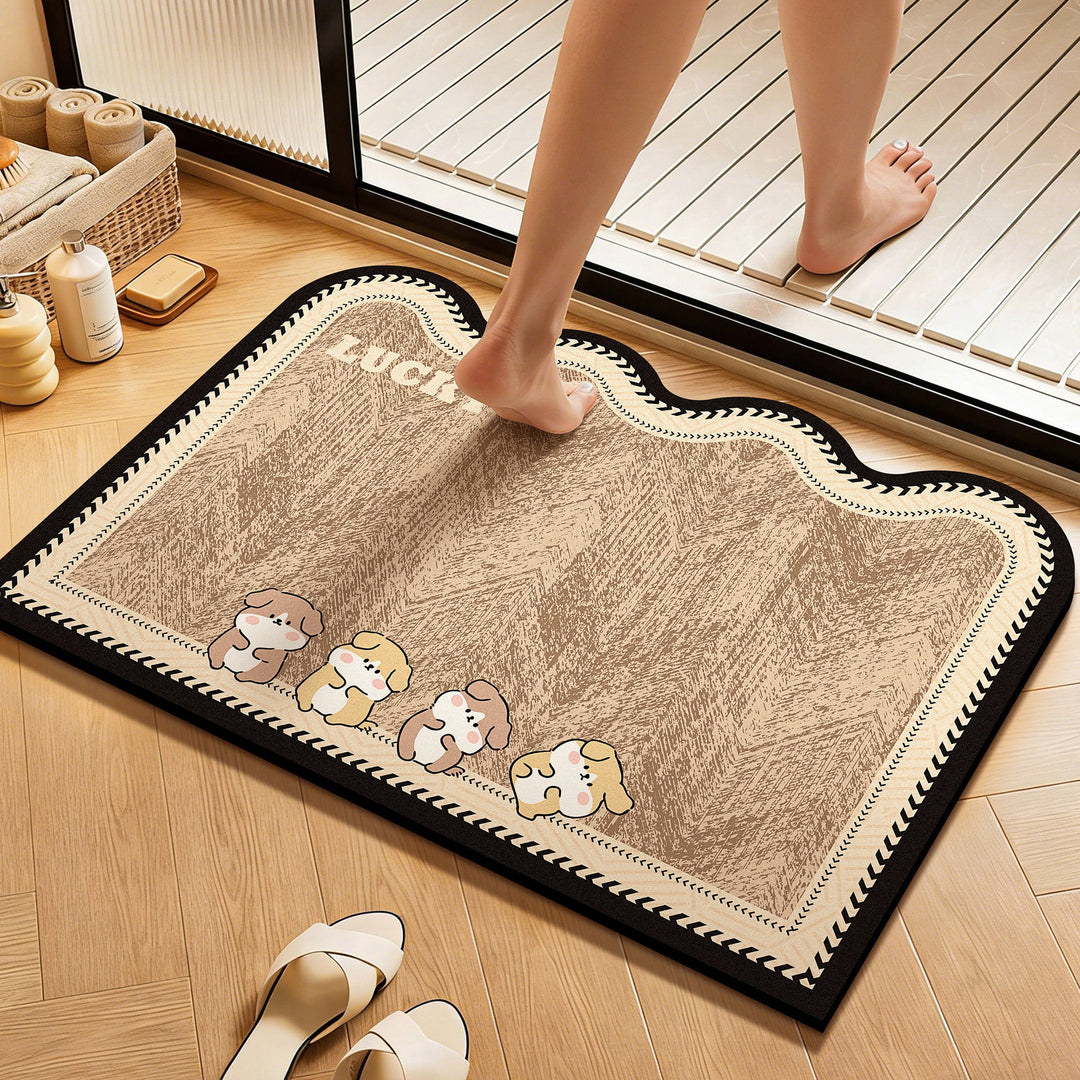 WoCute Cartoon Bath Mat
