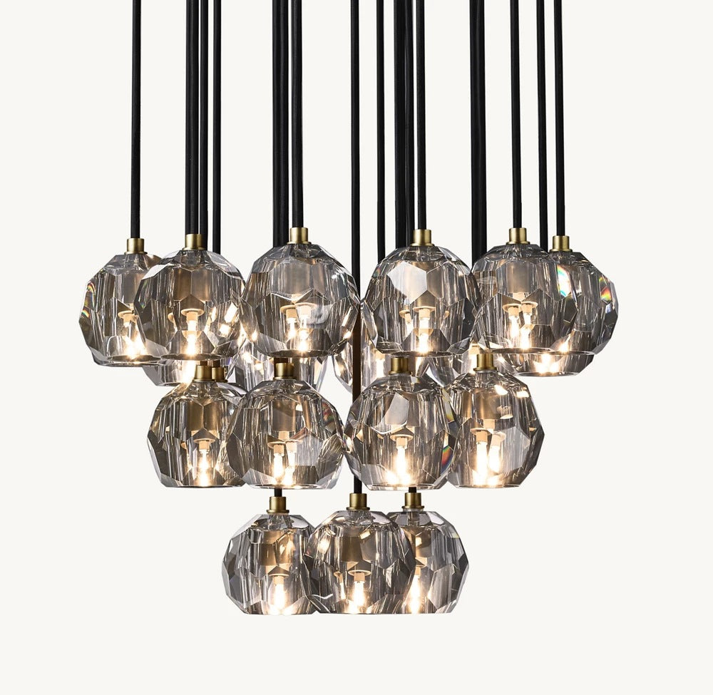 Crystal pendant lamp