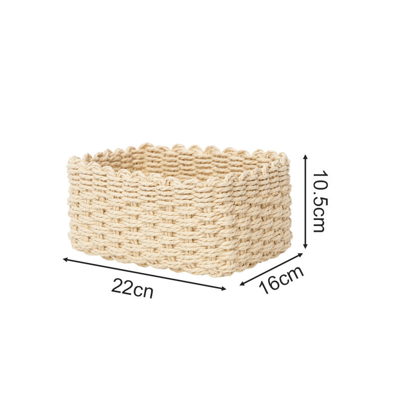 Stylish storage basket with removable inner lining