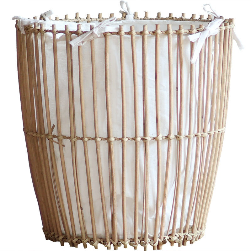 Decorative basket with cotton lining