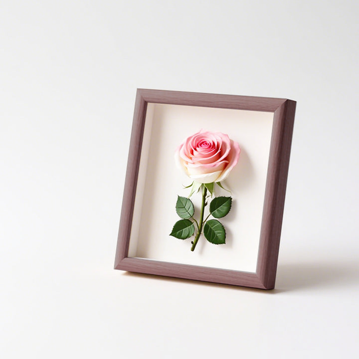 Elegant Framed Floral Art