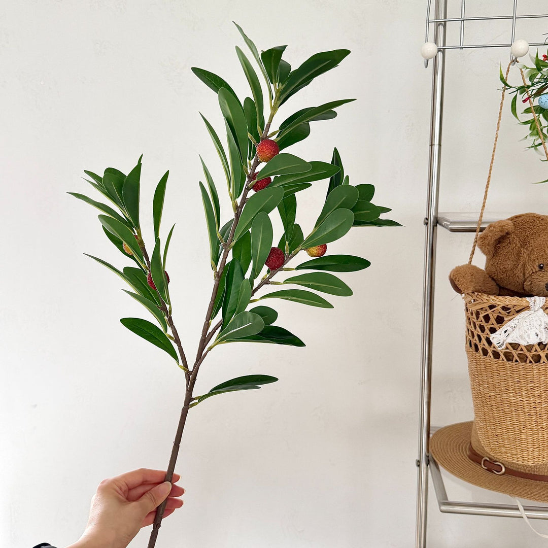 Decorative Faux Olive Branch Arrangement for Home