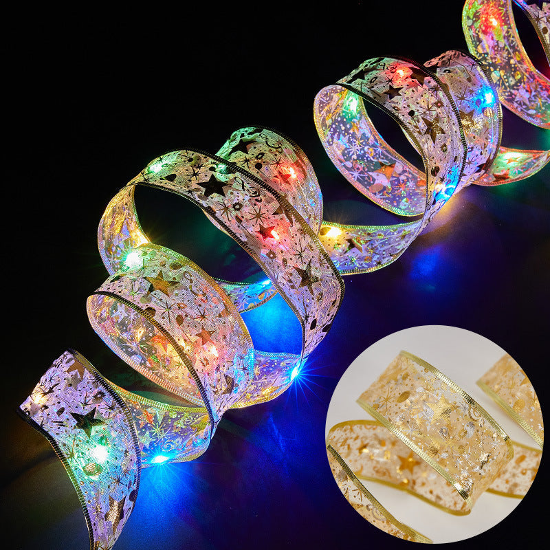 LED Decorative Ribbon with Festive Design