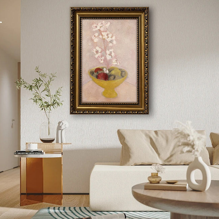 Elegant Floral Still Life Framed Artwork