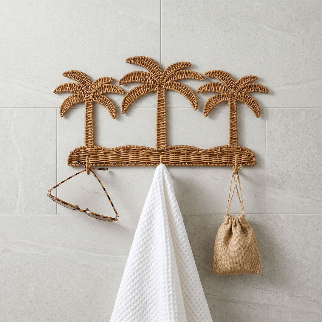 Wall wardrobe in palm design