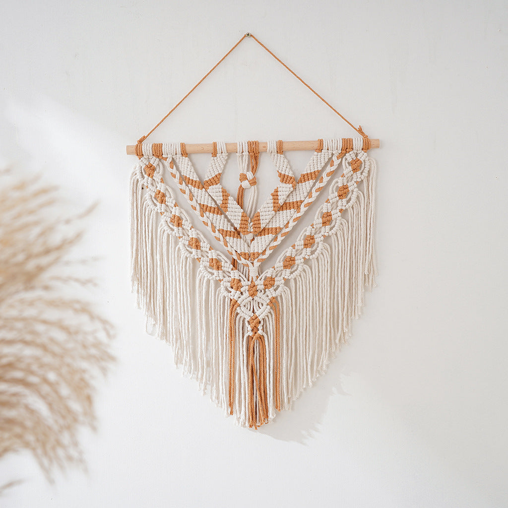 Macrame Geometric Wall Tapestry