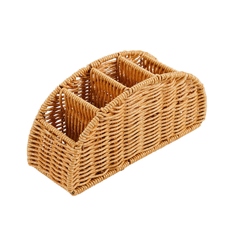 Woven Multi-Compartment Storage Caddy