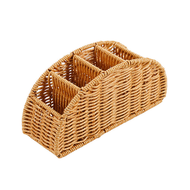 Woven Multi-Compartment Storage Caddy