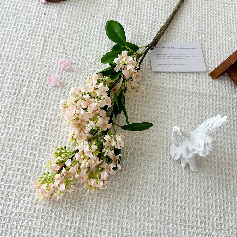 Decorative artificial flower branch