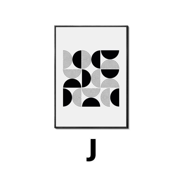 Bauhaus Geometric Wall Art Print