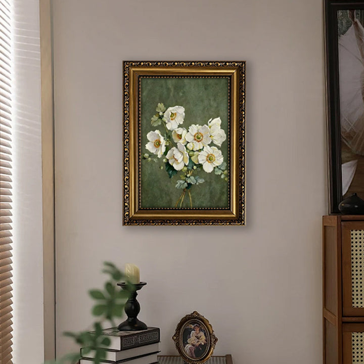 Elegant Framed Floral Art Print