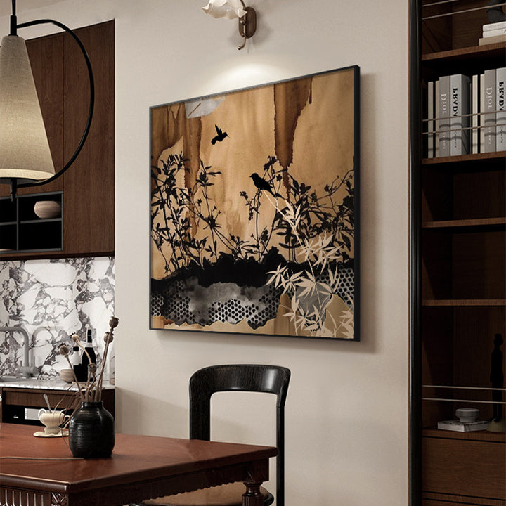 Abstract Textured Canvas Art 1790073187